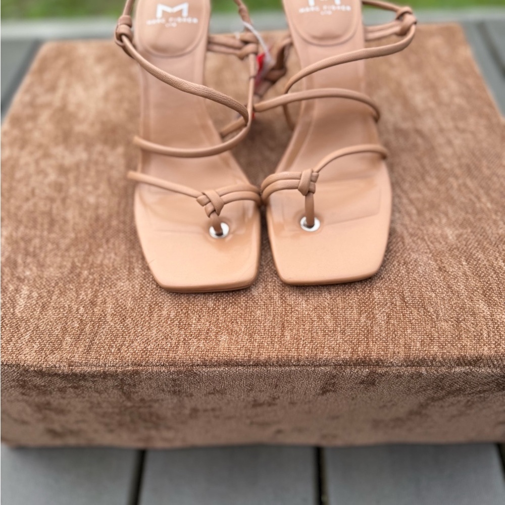 Marc fisher Elegant Tan Strappy Sandals